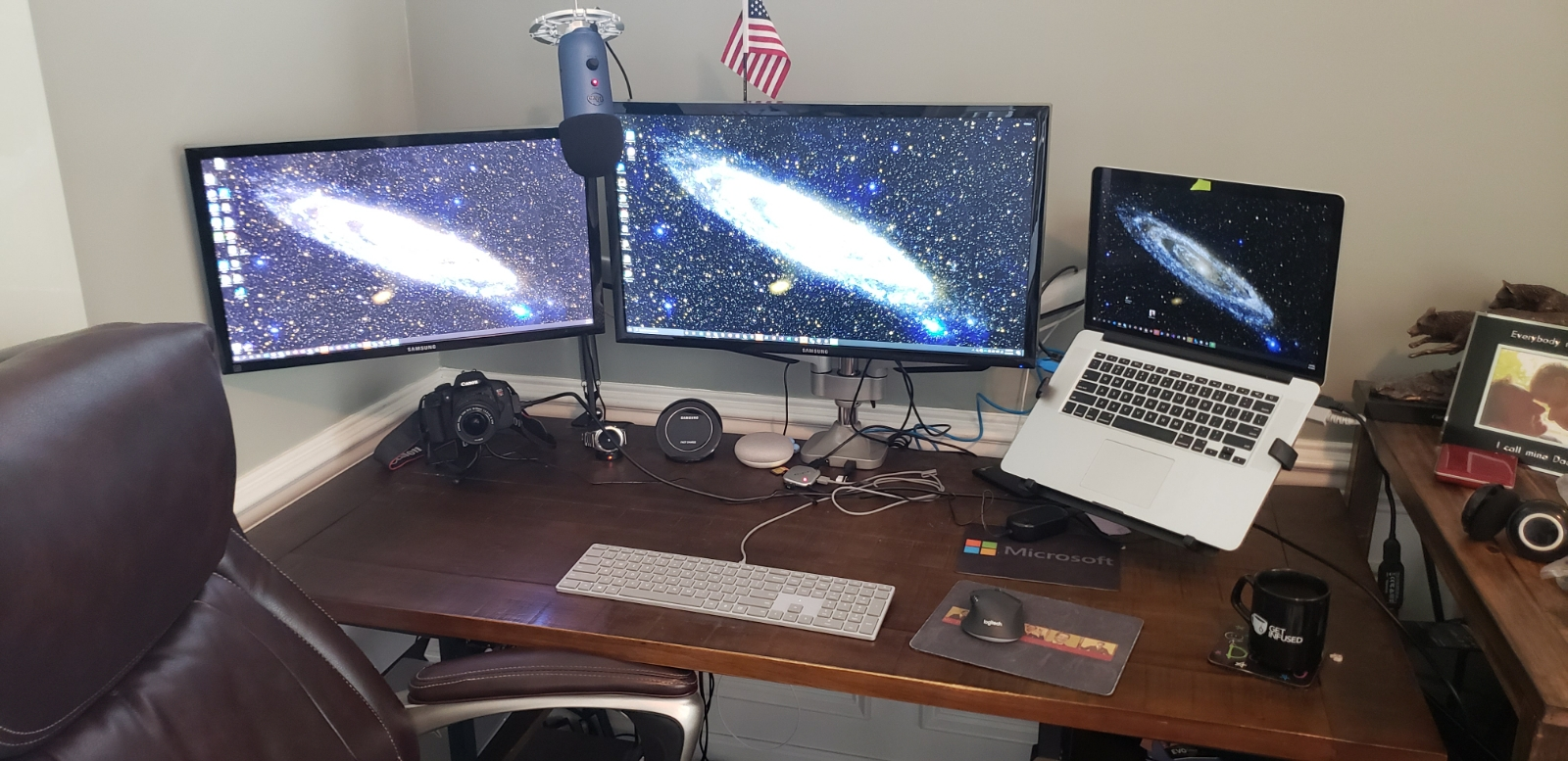 Image of new desk
